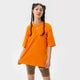 dámske tričko ADIDAS ESSENTIAL TREFOIL BOYFRIEND TRIČKO hf7476 farba oranžová