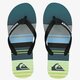 pánske šľapky QUIKSILVER MOLOKAI EVERYDA aqyl100234xkgs farba zelená