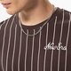 pánske tričko NEW ERA TRIČKO OS PINSTRIPE BRWN NEW ERA BRSOFW 60284644 farba hnedá