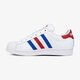 detské tenisky (obuv) ADIDAS SUPERSTAR J  fv3687 farba biela