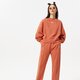 dámska mikina NIKE MIKINA W NSW ESSNTL CLCTN FLC OS CRW dj7665-827 farba oranžová