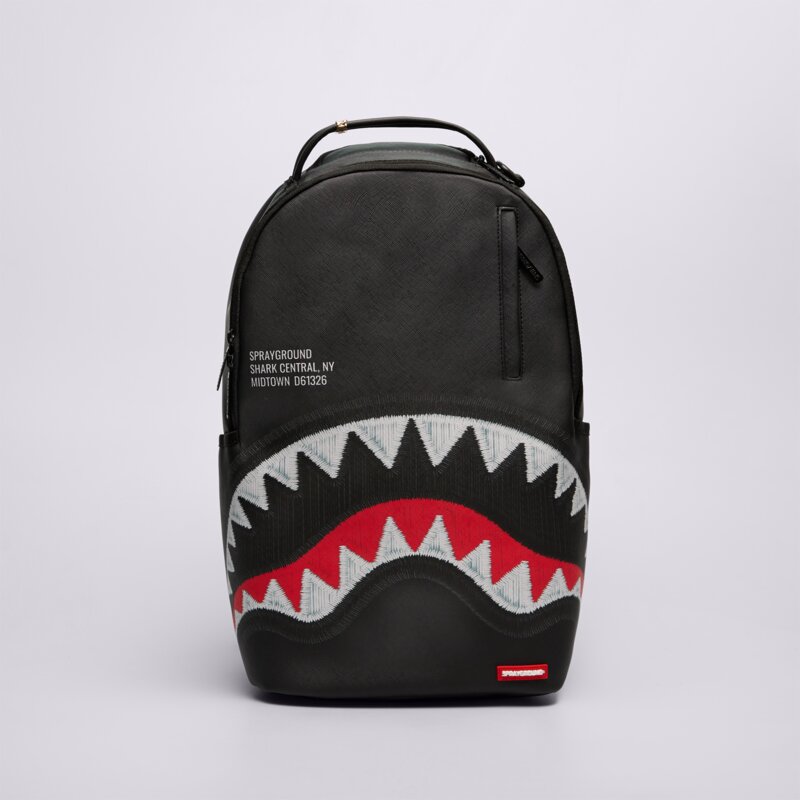 SPRAYGROUND RUKSAK SHARK CENTRAL BLACK
