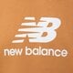 pánska mikina NEW BALANCE MIKINA S KAPUCŇOU ESSENTIALS STACKED mt31537tob farba hnedá