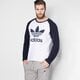 pánska mikina ADIDAS BLUZKA TREFOIL LS TEE ay7804 farba biela
