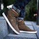 pánske skate obuv DC CRISIS HIGH adys100032b05 farba hnedá