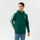 pánska mikina ADIDAS MIKINA S KAPUCŇOU 3-STRIPES HOODY he9475 farba zelená