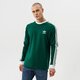 pánske tričko ADIDAS TRIČKO 3-STRIPES LS T he9533 farba zelená