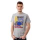 pánske tričko NEW ERA TRIČKO STORYVILLE TEE GRY 10996661 farba sivá
