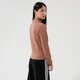 dámske tričko NIKE TRIČKO W NSW ESSNTL MOCK LS TOP dd5882-256 farba hnedá