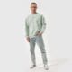 pánska mikina ADIDAS MIKINA TREFOIL LINEAR LABEL SWEATSHIRT hm2665 farba zelená