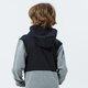 detská mikina JORDAN MIKINA S KAPUCŇOU JUMPMAN AIR FLEECE FZ 957583-k6n farba sivá