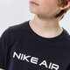 detské tričko NIKE TRIČKO AIR BOY dc7631-010 farba čierna