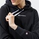 dámska mikina CHAMPION MIKINA S KAPUCŇOU HOODED SWEATSHIRT 112586kk001 farba čierna