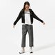 dámska mikina ELLESSE MIKINA S KAPUCŇOU KIRSTEN CROP HOODY BLK sgl13420011 farba čierna