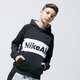 detská mikina NIKE MIKINA S KAPUCŇOU AIR cj7842-010 farba čierna