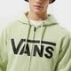 pánska mikina VANS MIKINA S KAPUCŇOU MN VANS CLASSIC ZIP HOODIE II vn0a456cysj1 farba zelená