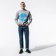 pánska mikina TIMBERLAND MIKINA CORE TREE LOGO CREW SWEAT tb0a1zkc0521 farba sivá