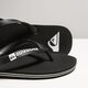 pánske šľapky QUIKSILVER MOLOKAI  aqyl100064xkkw farba čierna