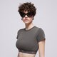dámske tričko ADIDAS TRIČKO RIB SS TOP jd0041 farba sivá