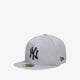 pánska šiltovka NEW ERA ČIAPKA SIDE PATCH 5950 NYY NEW YORK YANKEES GRAOTC 60284945 farba sivá