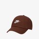 detská šiltovka NIKE ČIAPKA U NSW H86 FUTURA WASH CAP 913011-217 farba hnedá