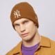 pánska čiapka NEW ERA ČIAPKA ZIMNÁ LE BEANIE NYY BRW NEW YORK YANKEES 60364360 farba hnedá