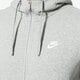pánska mikina NIKE MIKINA M NSW HOODIE FZ FLC CLUB 804389063 farba sivá