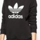 dámska mikina ADIDAS MIKINA CREW SWEATER ay8117 farba čierna