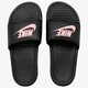dámske šľapky NIKE BENASSI 343881-007 farba čierna