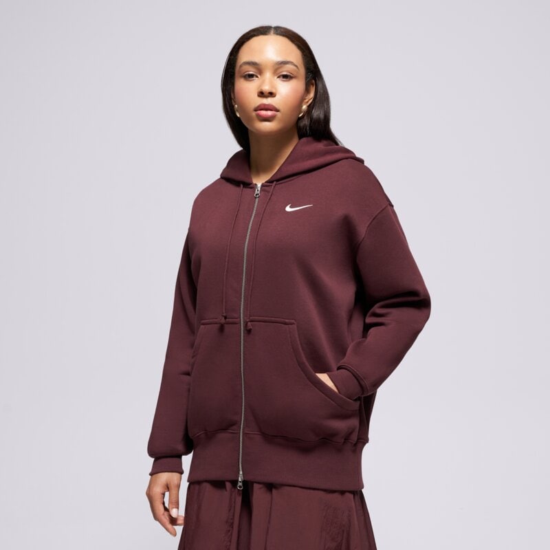 NIKE MIKINA W NSW PHNX FLC FZ OS HOODIE