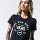 dámske tričko VANS TRIČKO ATTENDANCE CREW TEE vn0a47wqblk1 farba biela