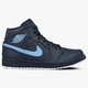 pánske tenisky (obuv) JORDAN AIR 1 MID  554724405 farba tmavomodrá