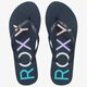 dámske šľapky ROXY SANDY II arjl100681nvy farba tmavomodrá