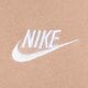 detská mikina NIKE MIKINA K NSW CLUB FLC CREW LS LBR GIRL fd3006-200 farba hnedá