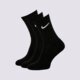 dámske ponožky NIKE PONOŽKY 3-PACK CUSHIONED CREW sx7664-010 farba čierna