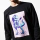 pánska mikina CONFRONT MIKINA DINO SWEATSHIRT cf39blm30001 farba čierna