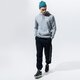 pánska mikina ADIDAS MIKINA S KAPUCŇOU ESSENTIAL HOODY fm9958 farba sivá