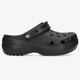 dámske šľapky CROCS CLASSIC PLATFORM CLOG W 206750001 farba čierna