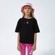 detské tričko JORDAN TRIČKO ESSENTIALS GIRL 45a770-023 farba čierna