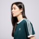 dámske tričko ADIDAS TRIČKO 3 STRIPE TEE jy4855 farba zelená