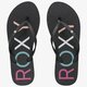 dámske šľapky ROXY SANDY II J SNDL BK5 arjl100681bk5 farba čierna