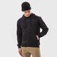 pánska mikina ADIDAS MIKINA S KAPUCŇOU TREFOIL LINEAR LABEL HOODIE hm2655 farba čierna