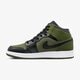 detské tenisky (obuv) AIR JORDAN 1 MID BG 554725-301 farba zelená
