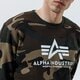 pánska mikina ALPHA INDUSTRIES MIKINA BASIC SWEATER CAMO 178302c-408 farba khaki