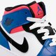 detské tenisky (obuv) AIR JORDAN 1 MID BG 554725-124 farba modrá