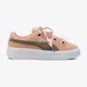 detské tenisky (obuv) PUMA PLATFORM KISS JR 36745904 farba ružová