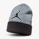 detská čiapka JORDAN ČIAPKA ZIMNÁ BEANIE GRAPHIC aa1302091 farba sivá