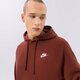 pánska mikina NIKE MIKINA S KAPUCŇOU SPORTSWEAR CLUB FLEECE bv2654-217 farba hnedá