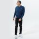pánska mikina ALPHA INDUSTRIES MIKINA BASIC SWEATER SMALL LOGO 188307-435 farba tmavomodrá