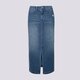dámska sukňa ADIDAS SUKŇA DENIM LONG SKT jw2658 farba modrá